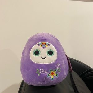 7” Delfina the Purple Sugar Skull Squishmallow Mexico Exclusive BrandNew W/ Tags